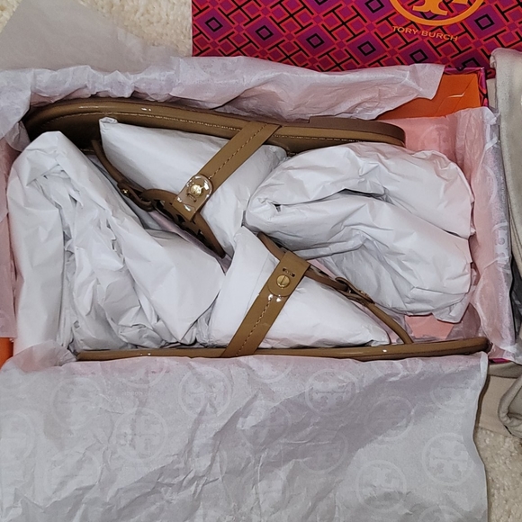 Tory Burch Miller Sandals  Sand - Picture 10 of 13
